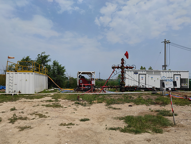 North China Oilfield 2500-type electric drive  fracturing equipment